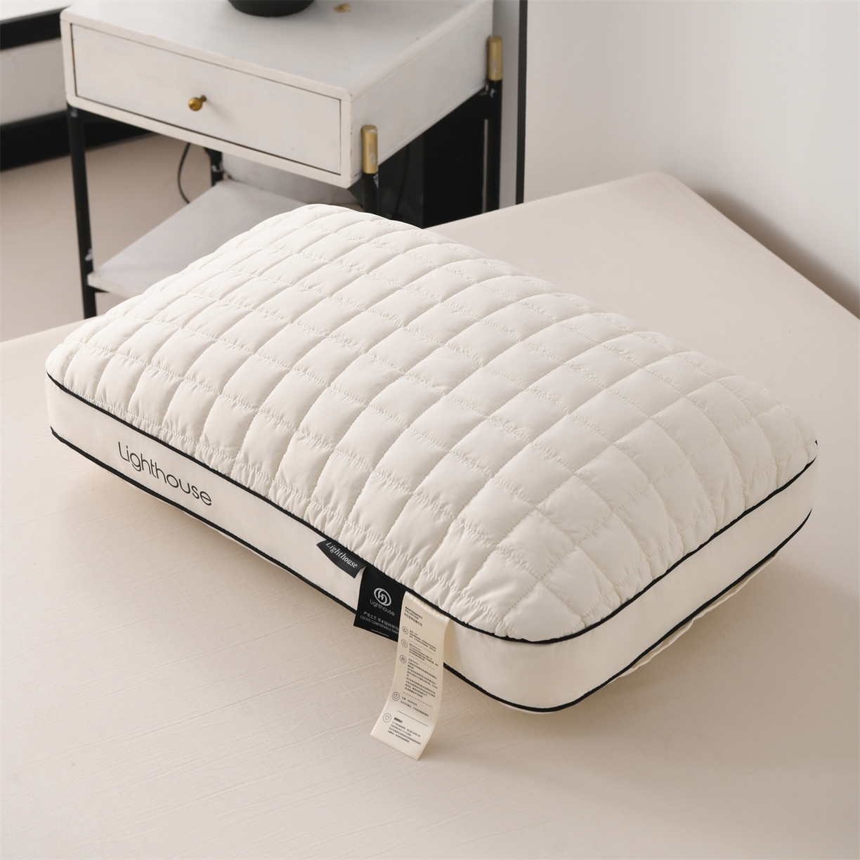 91家纺网 家纺一手货源 找家纺 （总）织布人 2026新款枕芯立体绵芙泡泡格软枕头轻奢成人家用枕头学生宿舍枕芯枕头枕芯