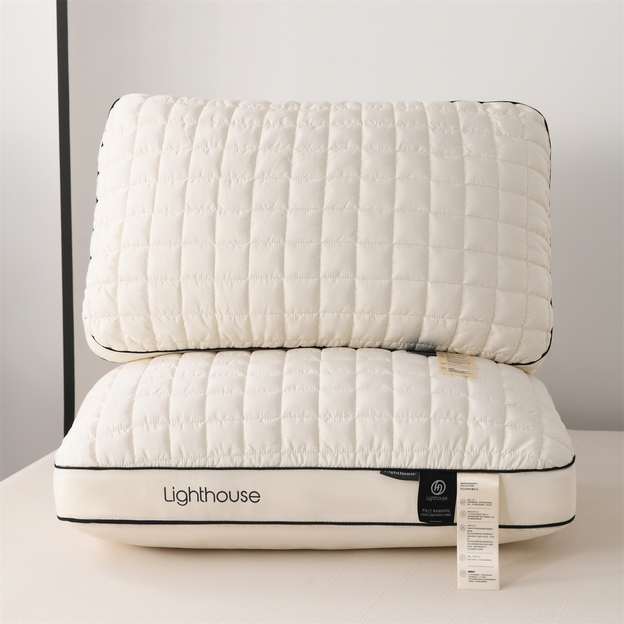 91家纺网 家纺一手货源 找家纺 （总）织布人 2026新款枕芯立体绵芙泡泡格软枕头轻奢成人家用枕头学生宿舍枕芯枕头枕芯