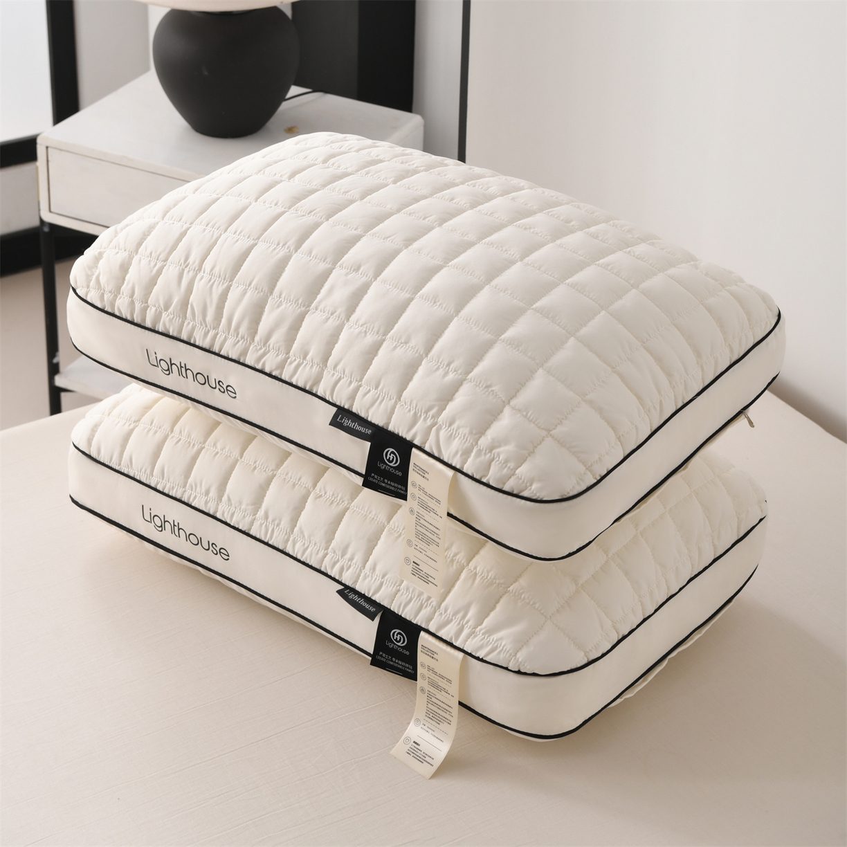 91家纺网 家纺一手货源 找家纺 （总）织布人 2026新款枕芯立体绵芙泡泡格软枕头轻奢成人家用枕头学生宿舍枕芯枕头枕芯