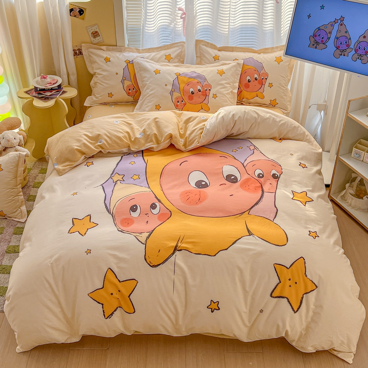 91家纺网 家纺一手货源 找家纺 （总）浩诚 2026新款全棉卡通四件套第3批（陆续更新）