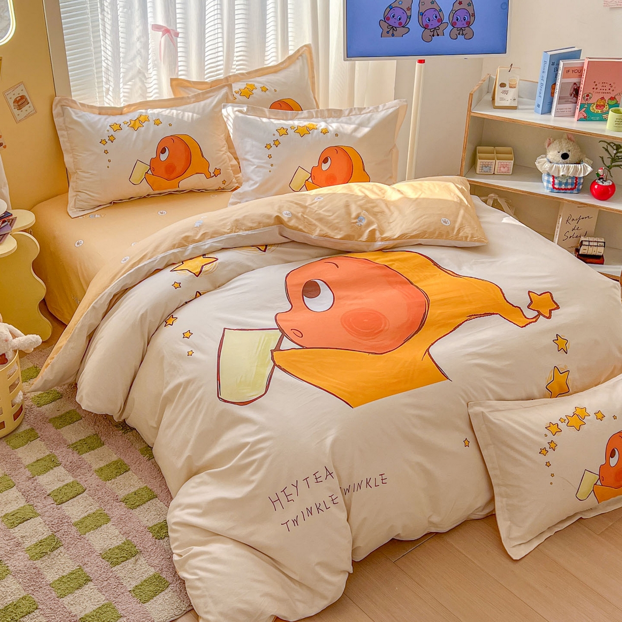 91家纺网 家纺一手货源 找家纺 浩诚 2026新款全棉卡通四件套第3批（陆续更新） 星河