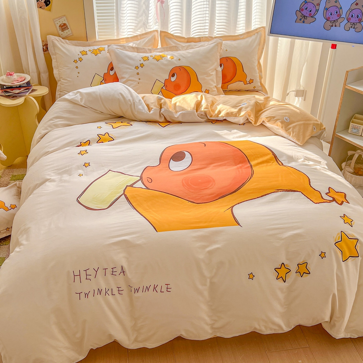 91家纺网 家纺一手货源 找家纺 浩诚 2026新款全棉卡通四件套第3批（陆续更新） 星河