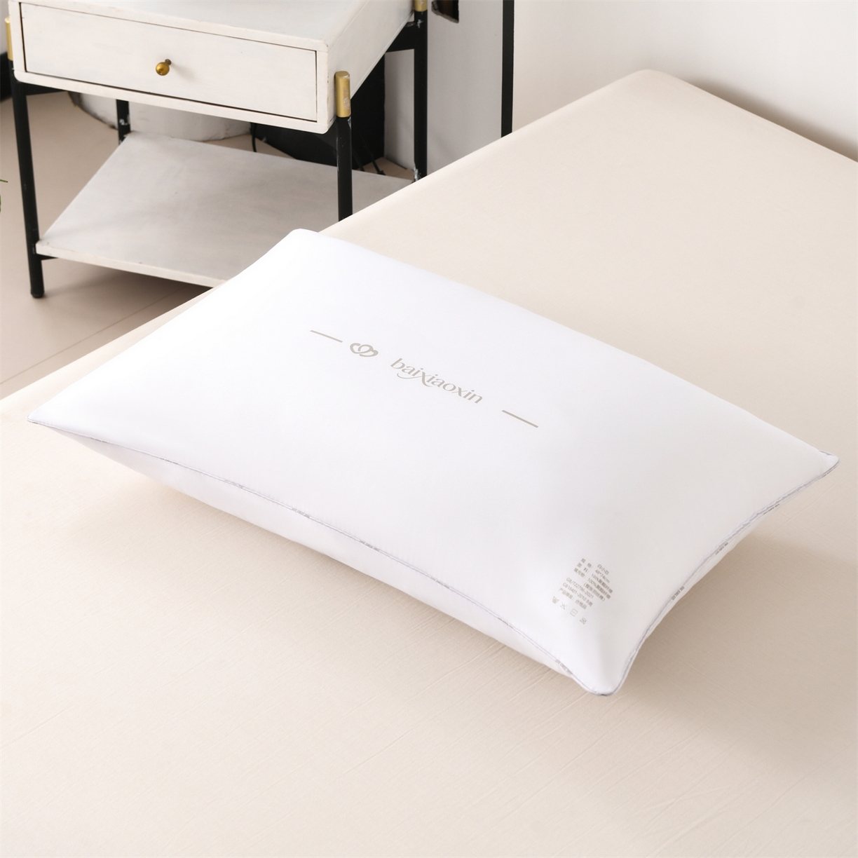 91家纺网 家纺一手货源 找家纺 （总）织布人 2026新款枕芯亲肤磨毛整张羽丝棉白小芯酒店软枕学生成人家用枕头