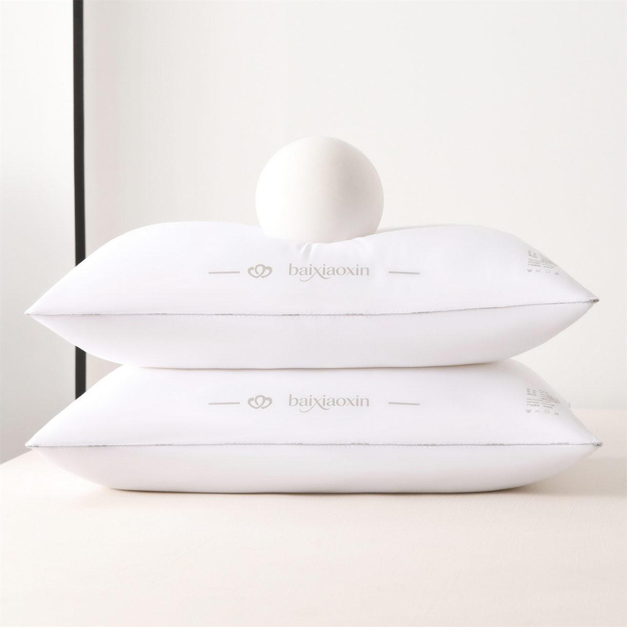 91家纺网 家纺一手货源 找家纺 （总）织布人 2026新款枕芯亲肤磨毛整张羽丝棉白小芯酒店软枕学生成人家用枕头