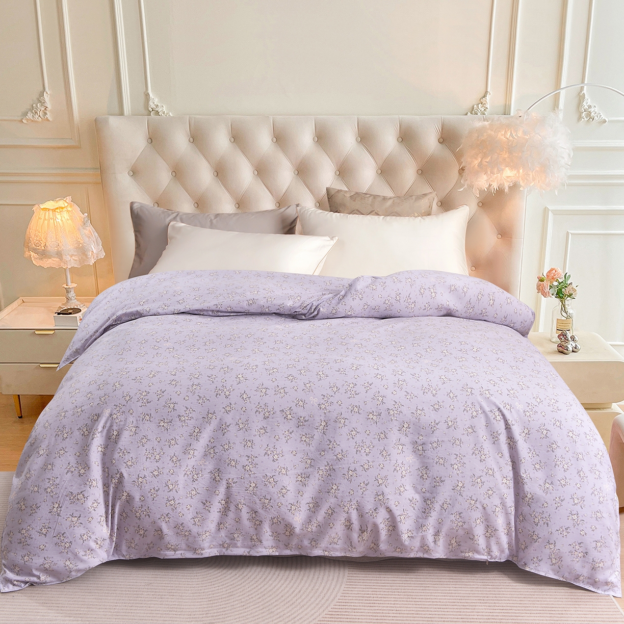 91家纺网 家纺一手货源 找家纺 （总）小雨家纺 2026新款云锦棉韩版印花单被套系列