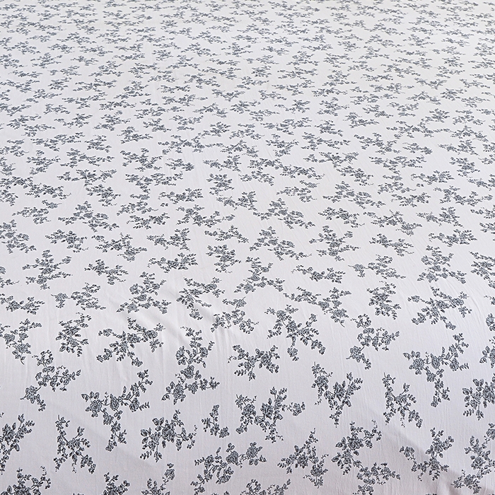 91家纺网 家纺一手货源 找家纺 小雨家纺 2026新款云锦棉韩版印花单被套系列 成瑾9014（星河灰）