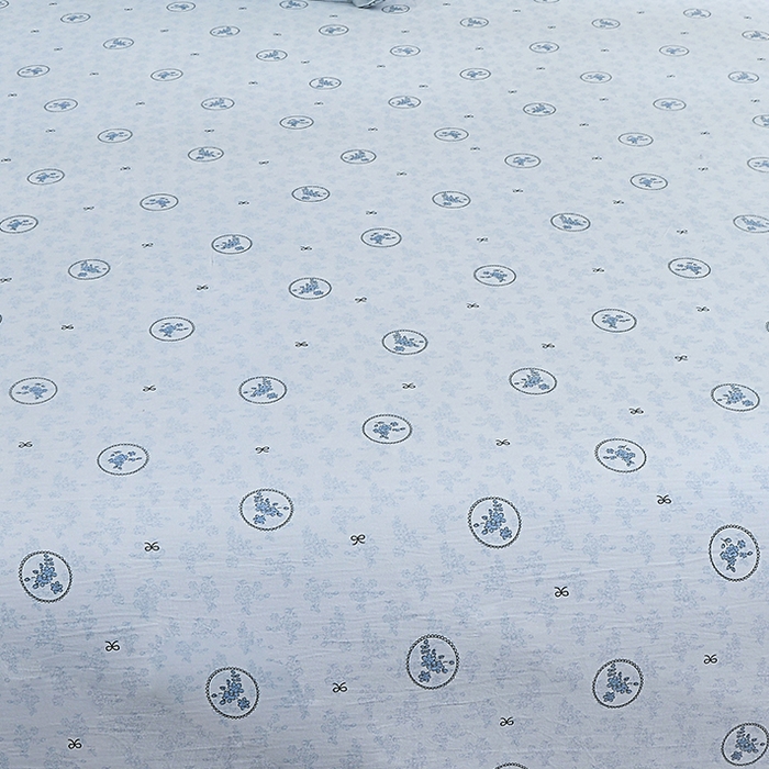 91家纺网 家纺一手货源 找家纺 小雨家纺 2026新款云锦棉韩版印花单被套系列 花香漫漫