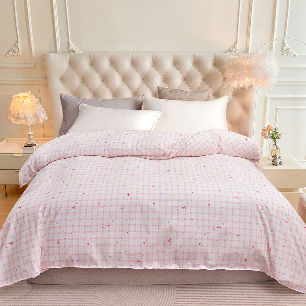 91家纺网 家纺一手货源 找家纺 （总）小雨家纺 2026新款云锦棉韩版印花单被套系列