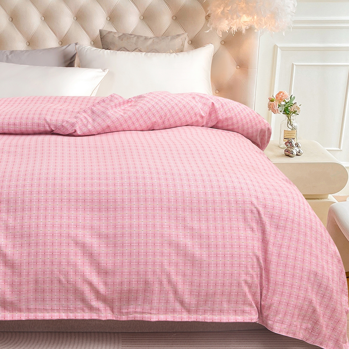 91家纺网 家纺一手货源 找家纺 （总）小雨家纺 2026新款云锦棉韩版印花单被套系列