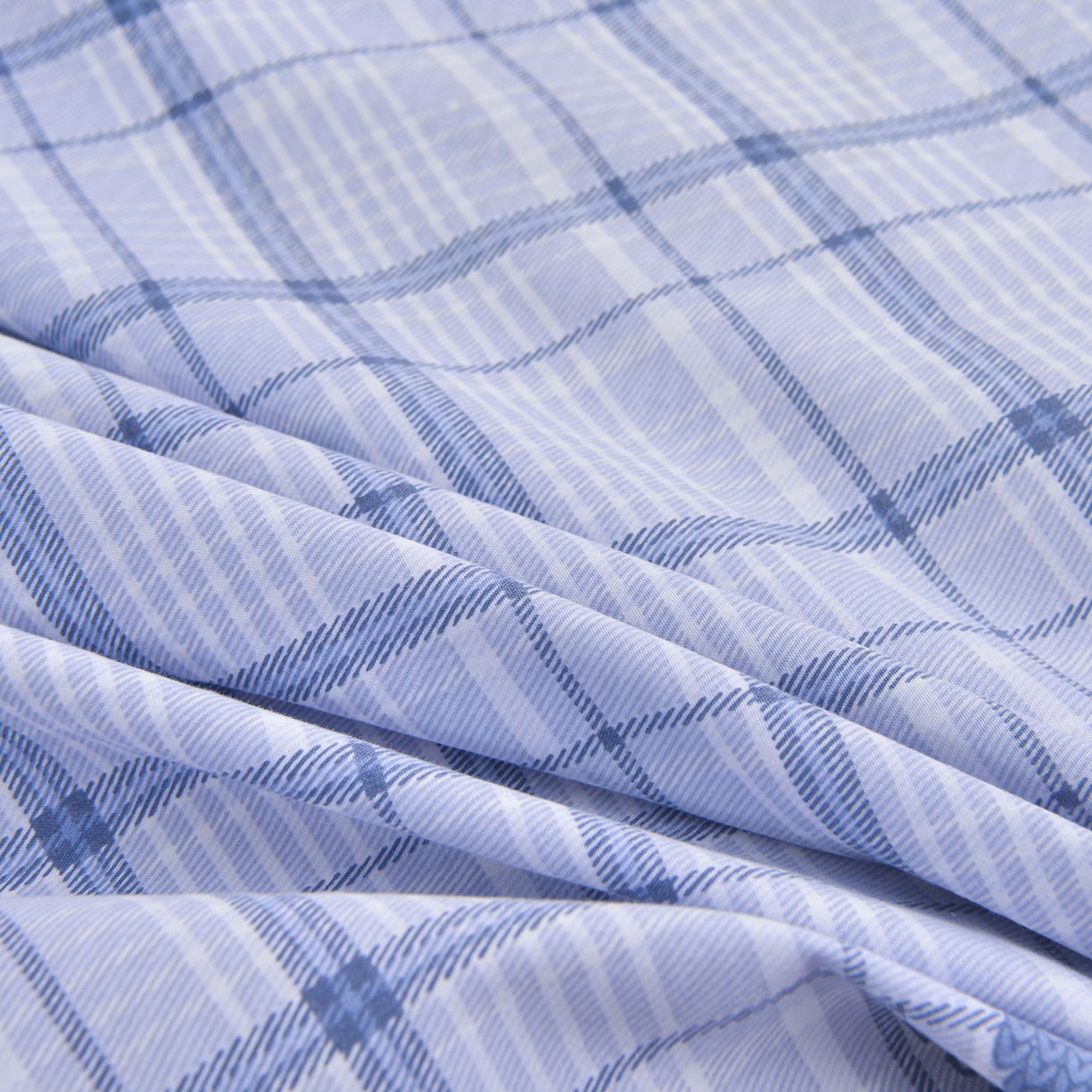 91家纺网 家纺一手货源 找家纺 小雨家纺 2026新款云锦棉韩版印花单被套系列 怦然心动（冷凝灰）