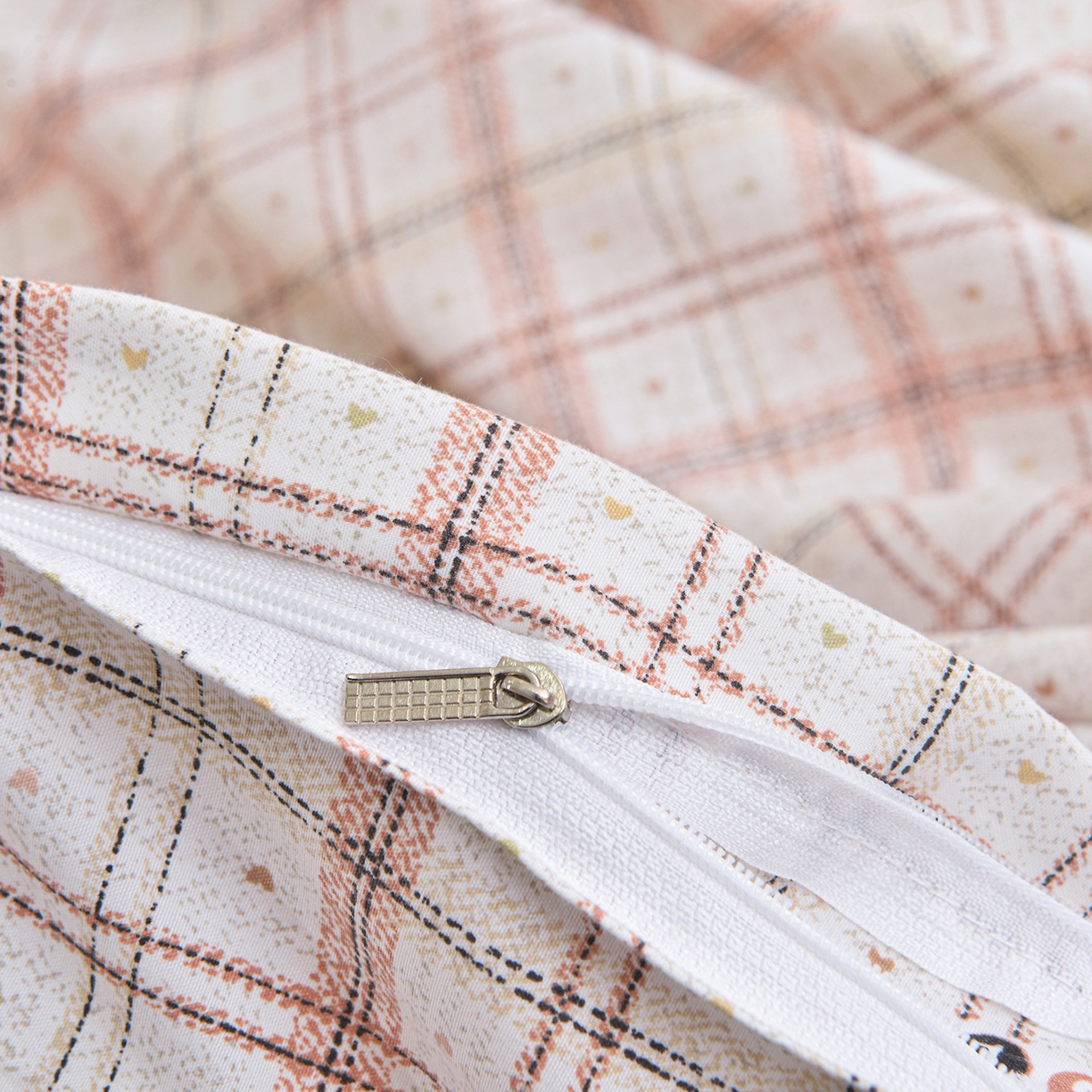 91家纺网 家纺一手货源 找家纺 小雨家纺 2026新款云锦棉韩版印花单被套系列 卡德尔（拿铁棕）