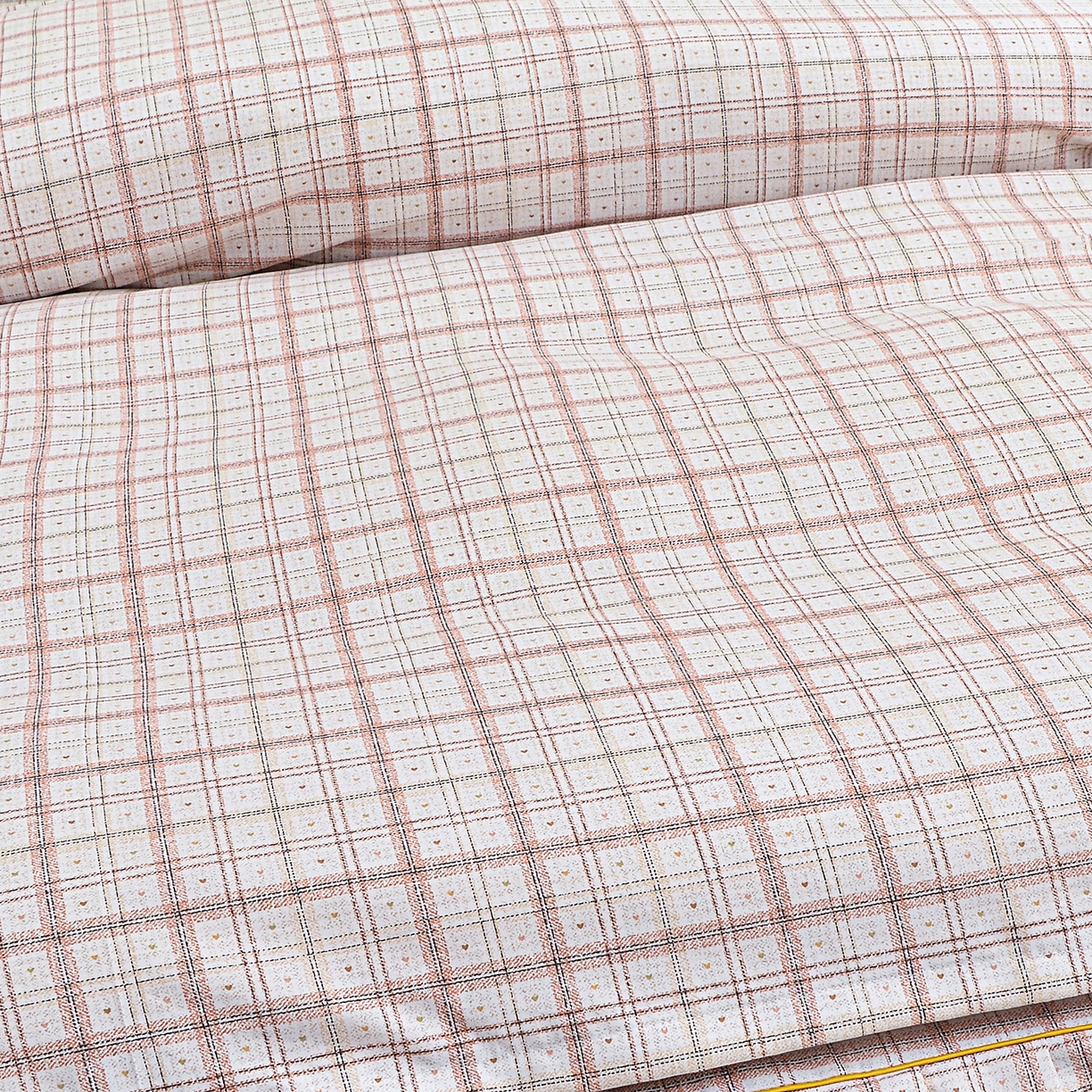 91家纺网 家纺一手货源 找家纺 小雨家纺 2026新款云锦棉韩版印花单被套系列 卡德尔（拿铁棕）