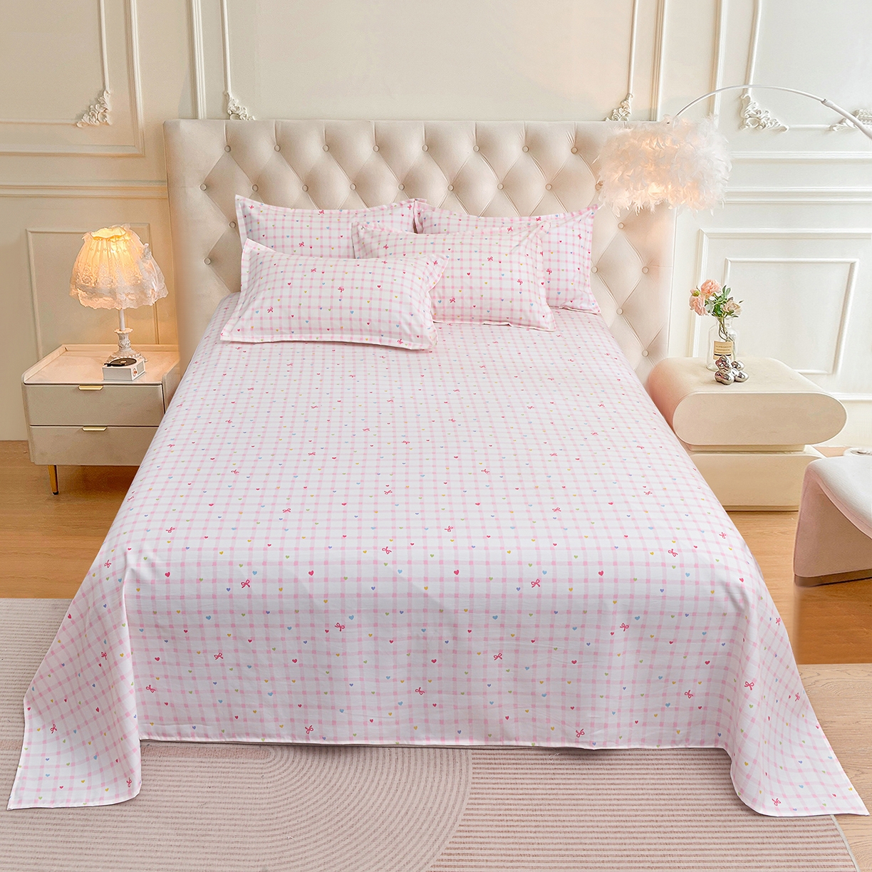 91家纺网 家纺一手货源 找家纺 （总）小雨家纺 2026新款云锦棉韩版印花单床单系列