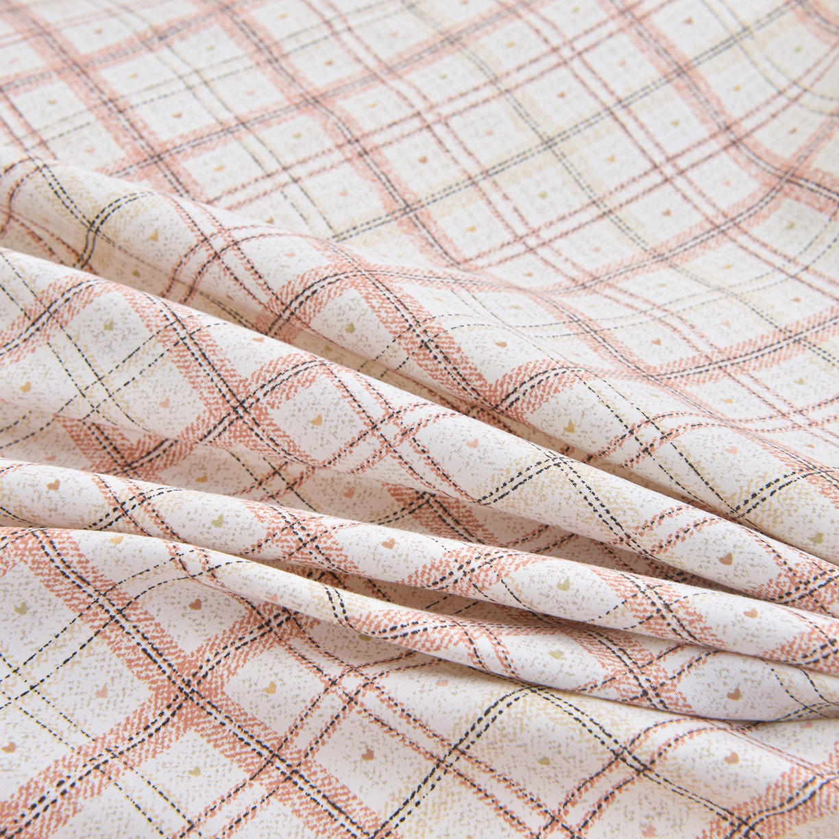 91家纺网 家纺一手货源 找家纺 小雨家纺 2026新款云锦棉韩版印花单床单系列 卡德尔（拿铁棕）