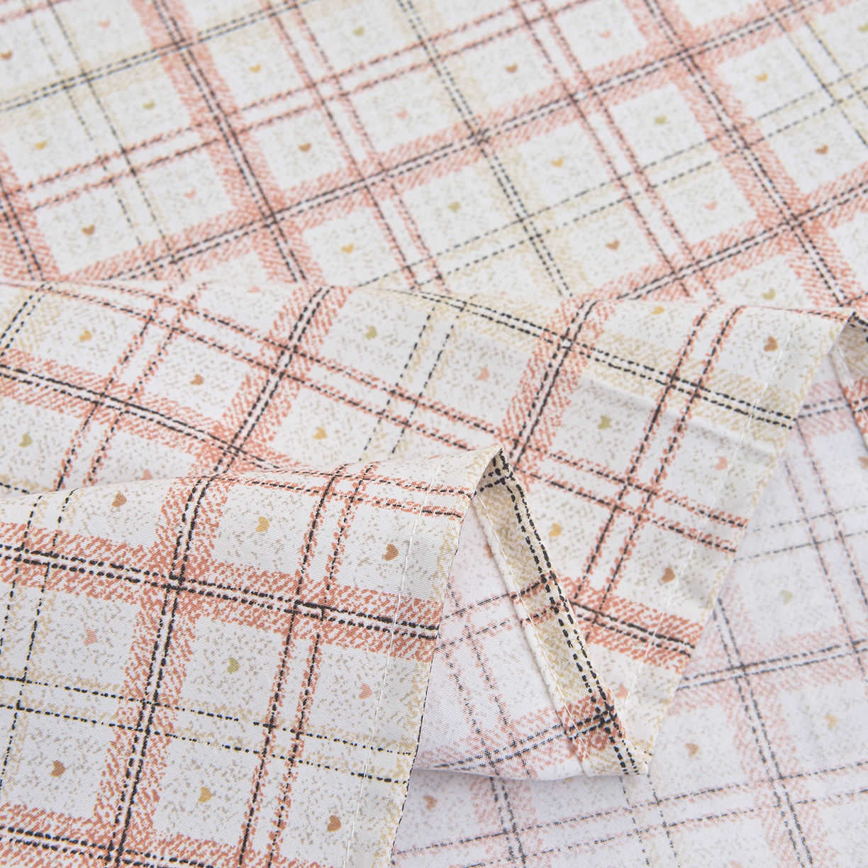 91家纺网 家纺一手货源 找家纺 小雨家纺 2026新款云锦棉韩版印花单床单系列 卡德尔（拿铁棕）