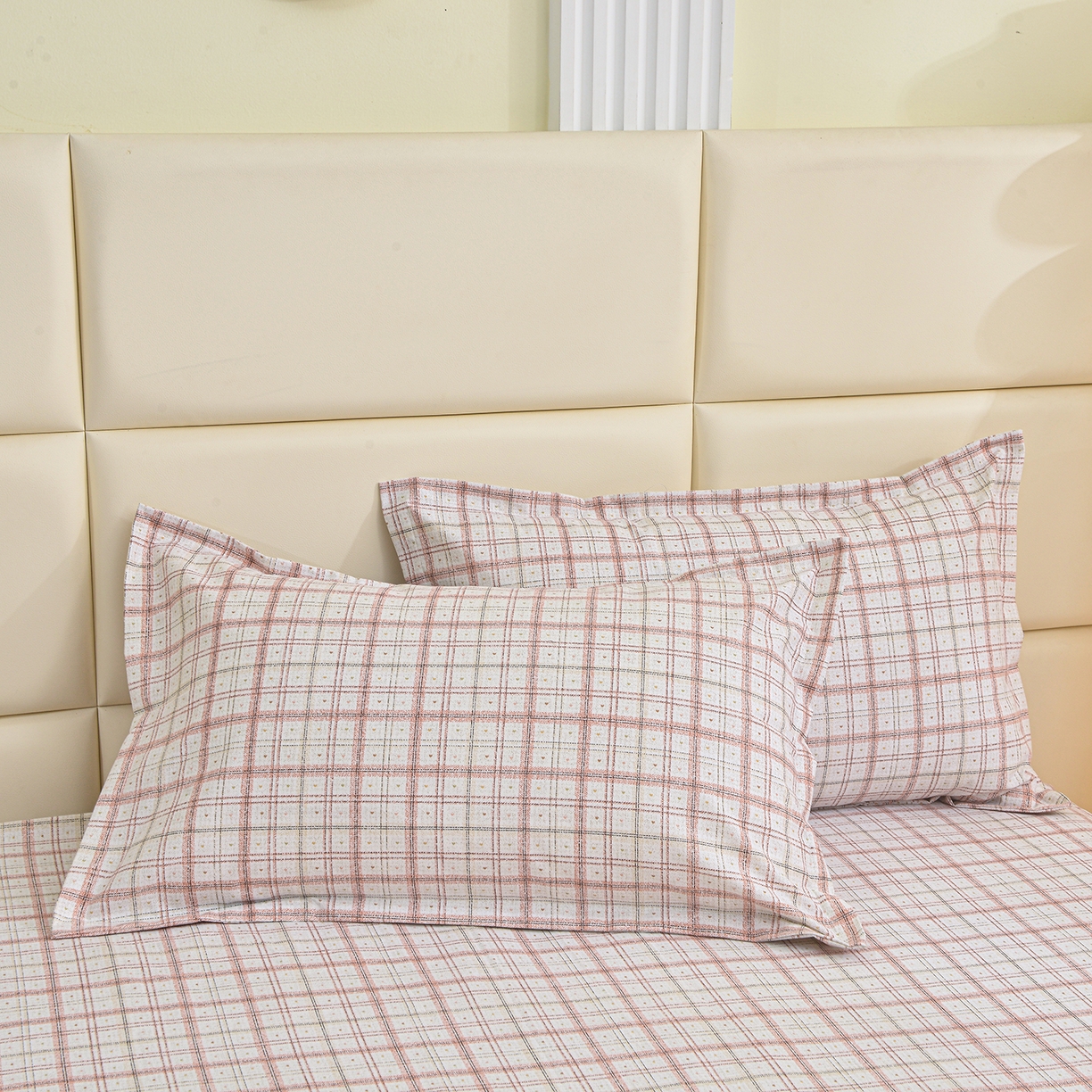 91家纺网 家纺一手货源 找家纺 小雨家纺 2026新款云锦棉韩版印花单床笠系列 卡德尔（拿铁棕）