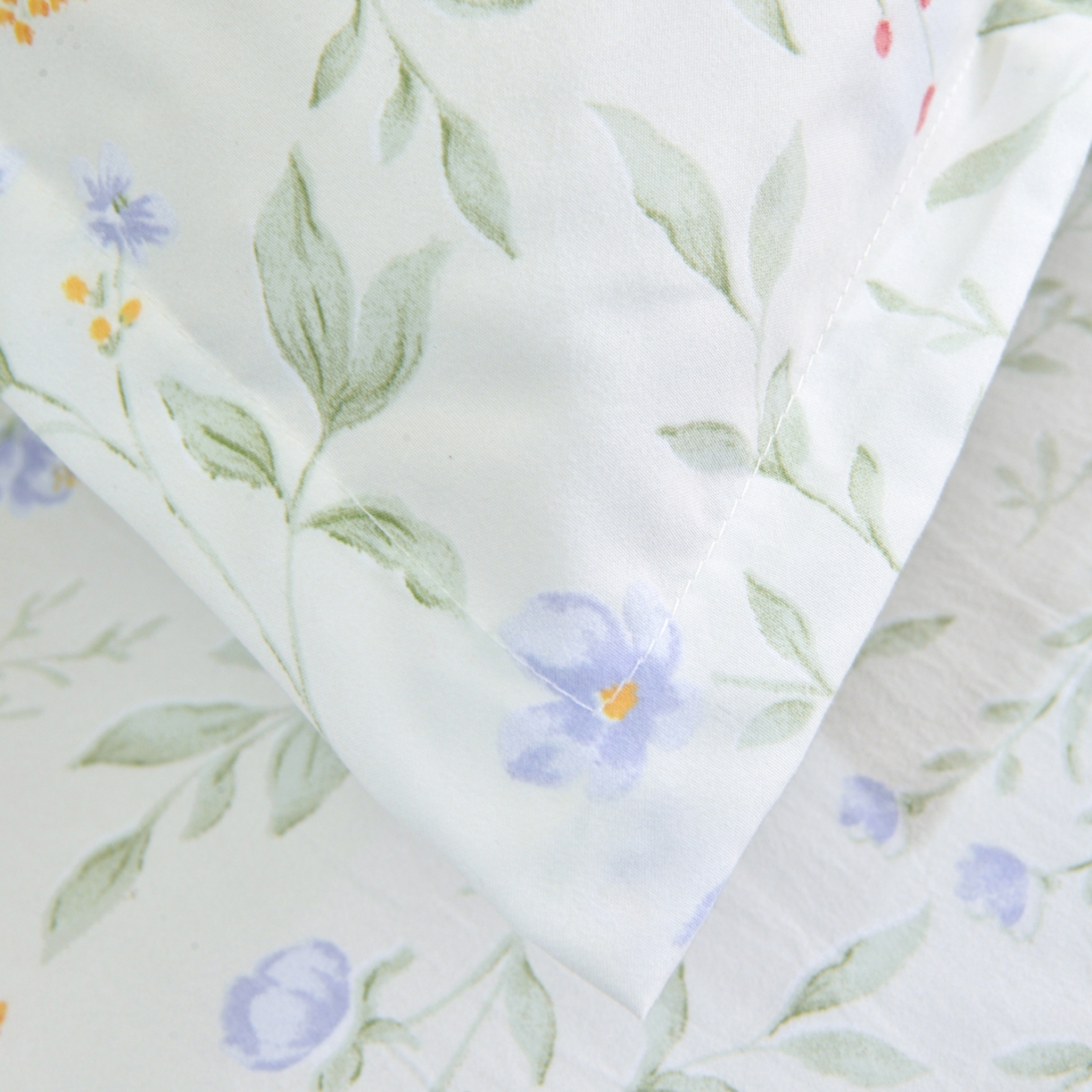 91家纺网 家纺一手货源 找家纺 小雨家纺 2026新款云锦棉韩版印花四件套系列 云望舒9053（山野绿）