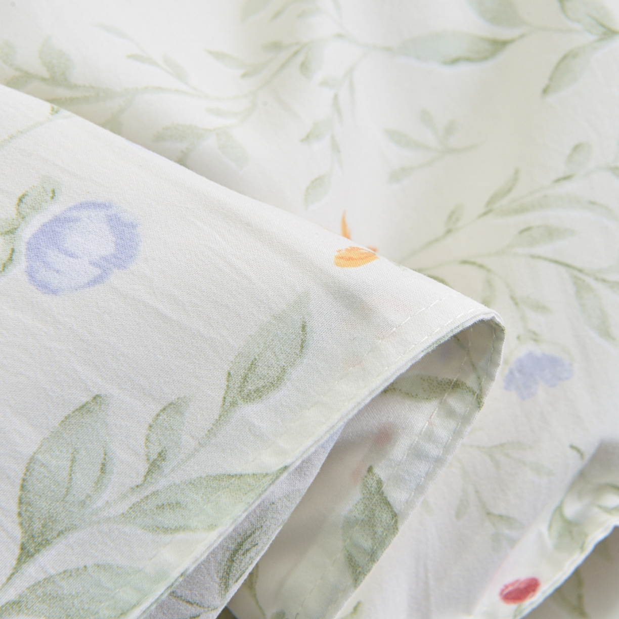 91家纺网 家纺一手货源 找家纺 小雨家纺 2026新款云锦棉韩版印花四件套系列 云望舒9053（山野绿）