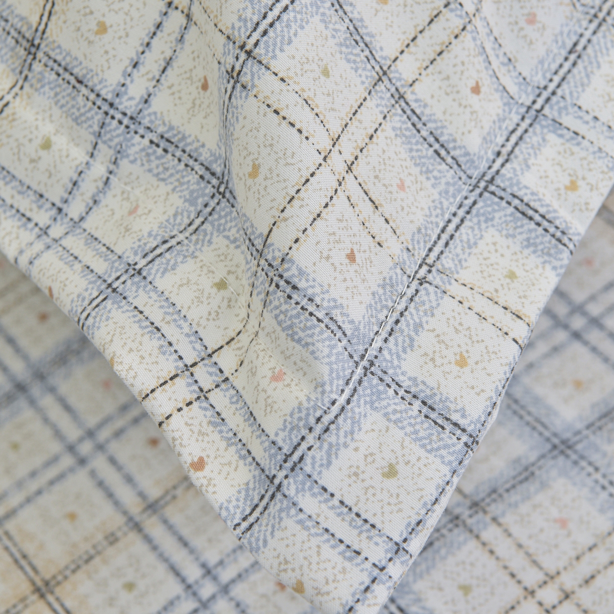 91家纺网 家纺一手货源 找家纺 小雨家纺 2026新款云锦棉韩版印花四件套系列 卡德尔（星河灰）