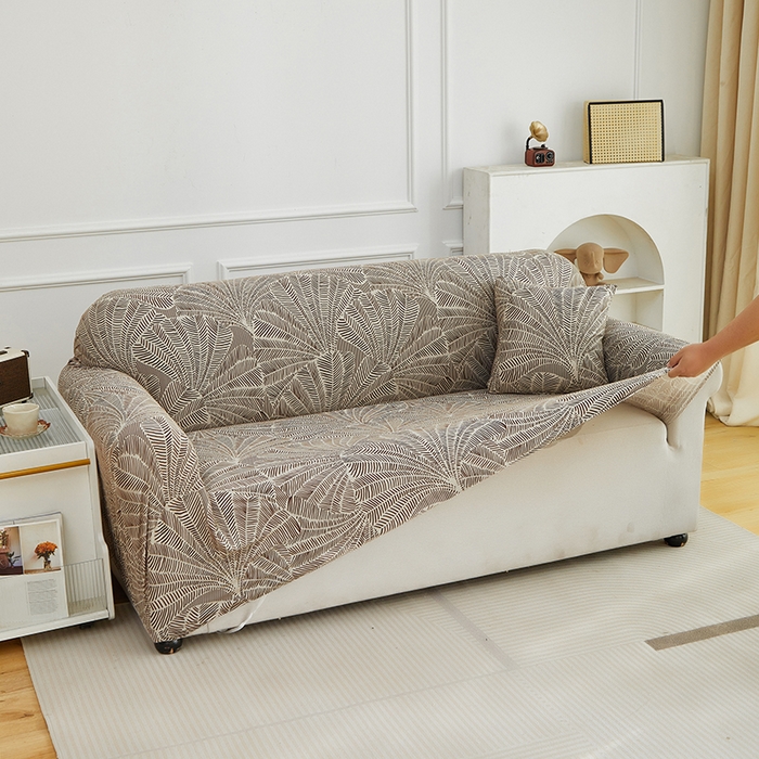 91家纺网 家纺一手货源 找家纺 （总）逐日沙发套 2026新款牛奶丝印花-沙发套