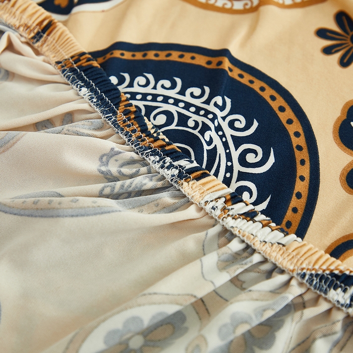 91家纺网 家纺一手货源 找家纺 逐日沙发套 2026新款牛奶丝印花-沙发套 腰果花