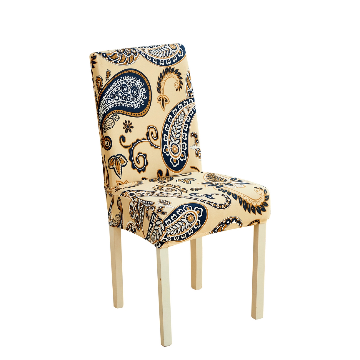 91家纺网 家纺一手货源 找家纺 逐日沙发套 2026新款牛奶丝印花-椅套 腰果花