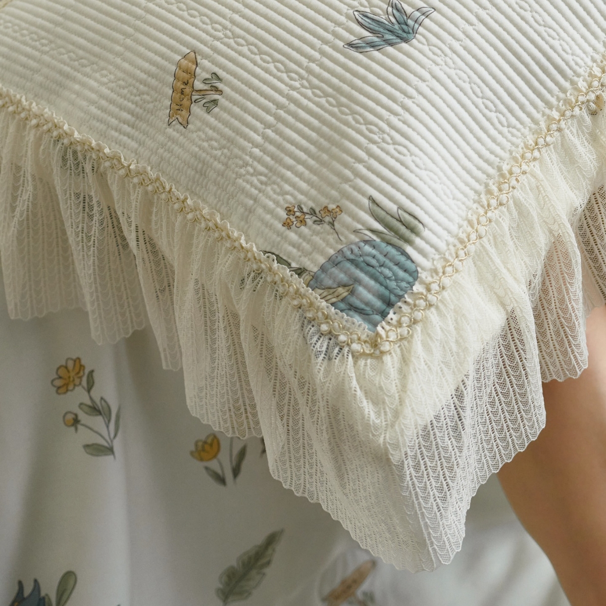 91家纺网 家纺一手货源 找家纺 源舜家纺 2026新款莱赛尔天丝床盖三件套夏被四件套 羽弦