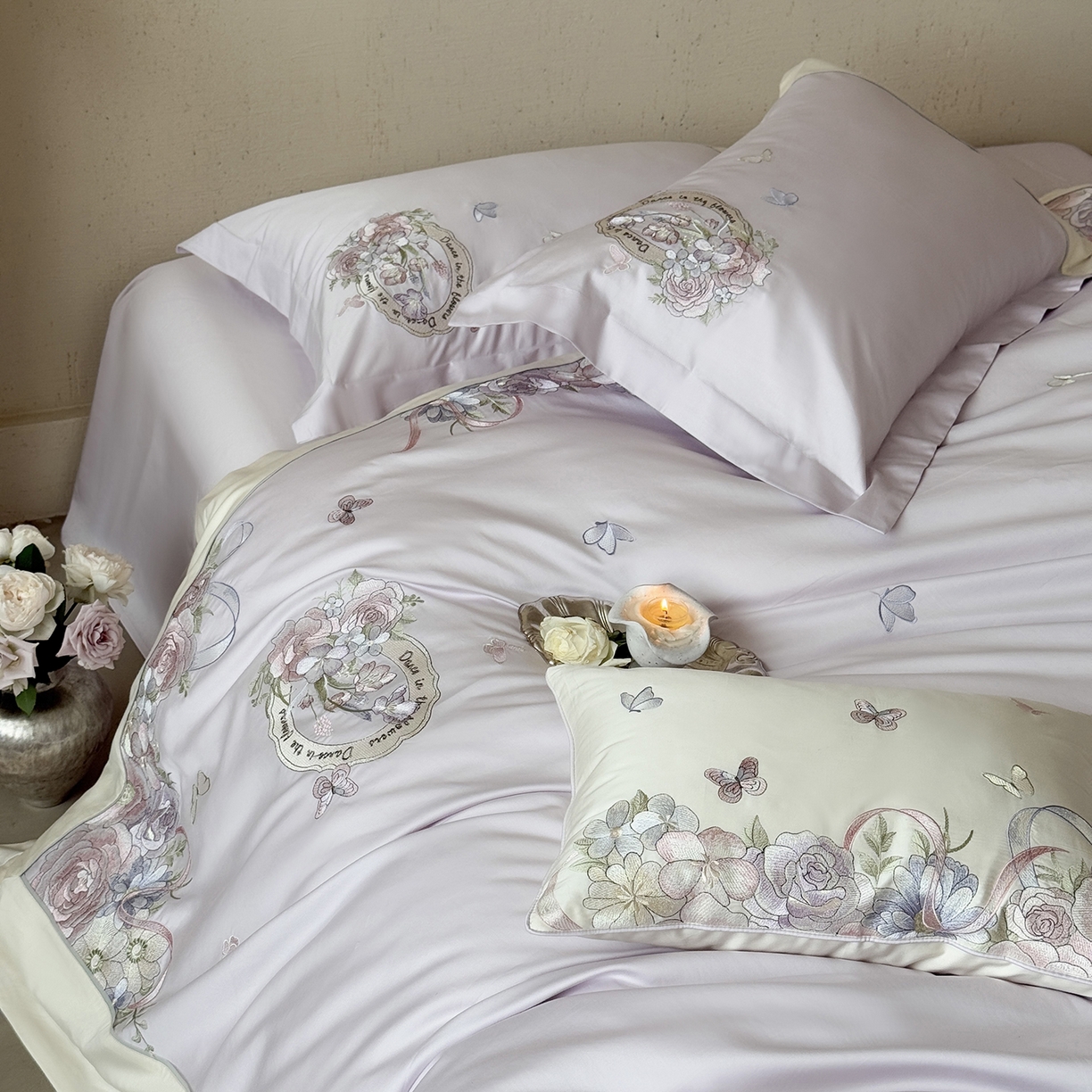 91家纺网 家纺一手货源 找家纺 （总）MIU缪家居 2026新款亲肤舒适100支全棉四件套-爱丽丝梦境（基础控价431，券后控价388）