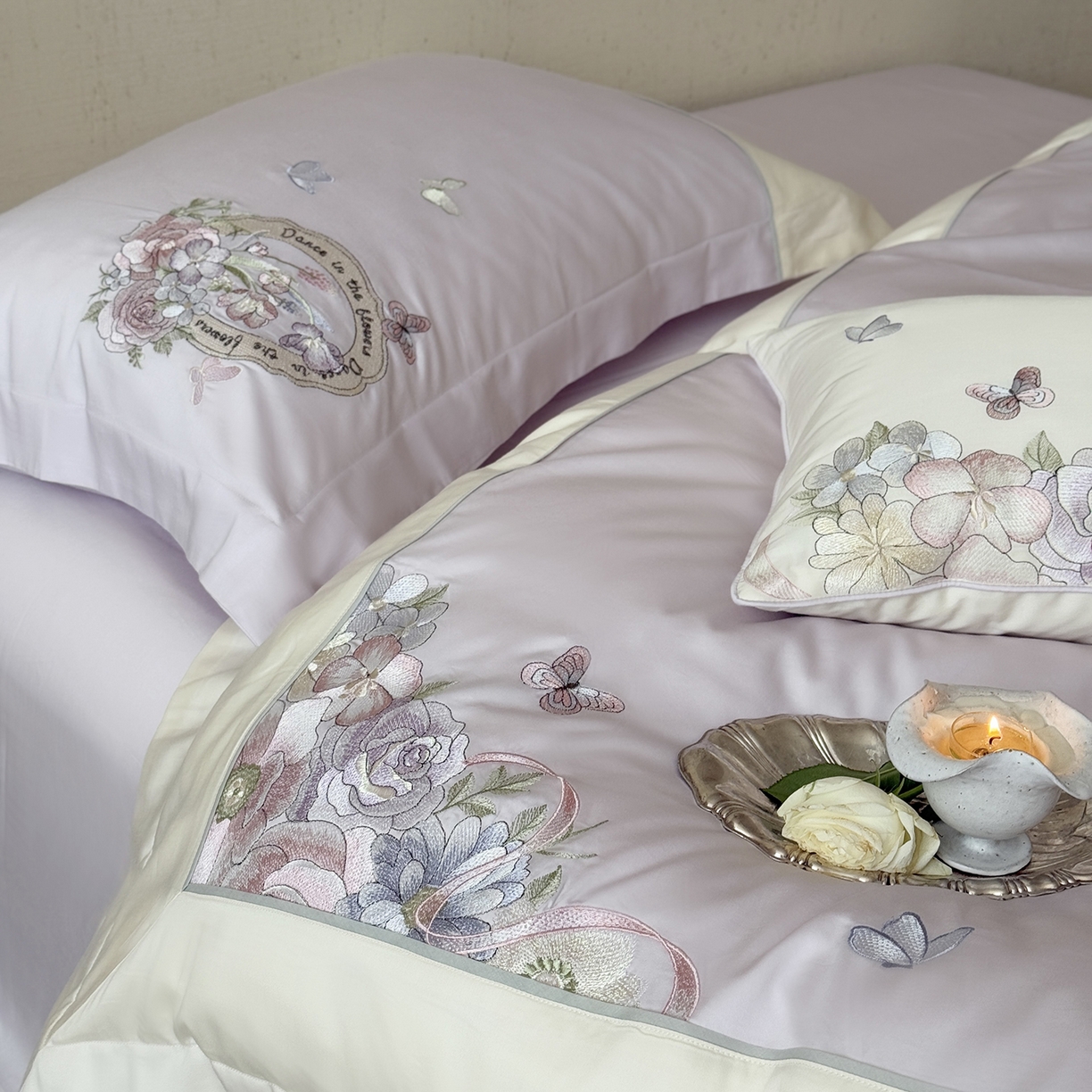 91家纺网 家纺一手货源 找家纺 MIU缪家居 2026新款亲肤舒适100支全棉四件套-爱丽丝梦境（基础控价431，券后控价388） 爱丽丝梦境-梦境紫