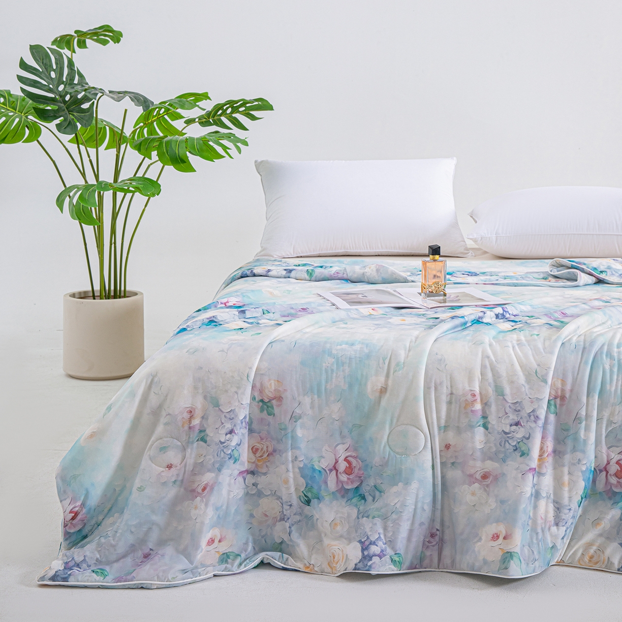 91家纺网 家纺一手货源 找家纺 （总）芭芭棉家纺 2026新款凉感蚕丝夏被被子被芯