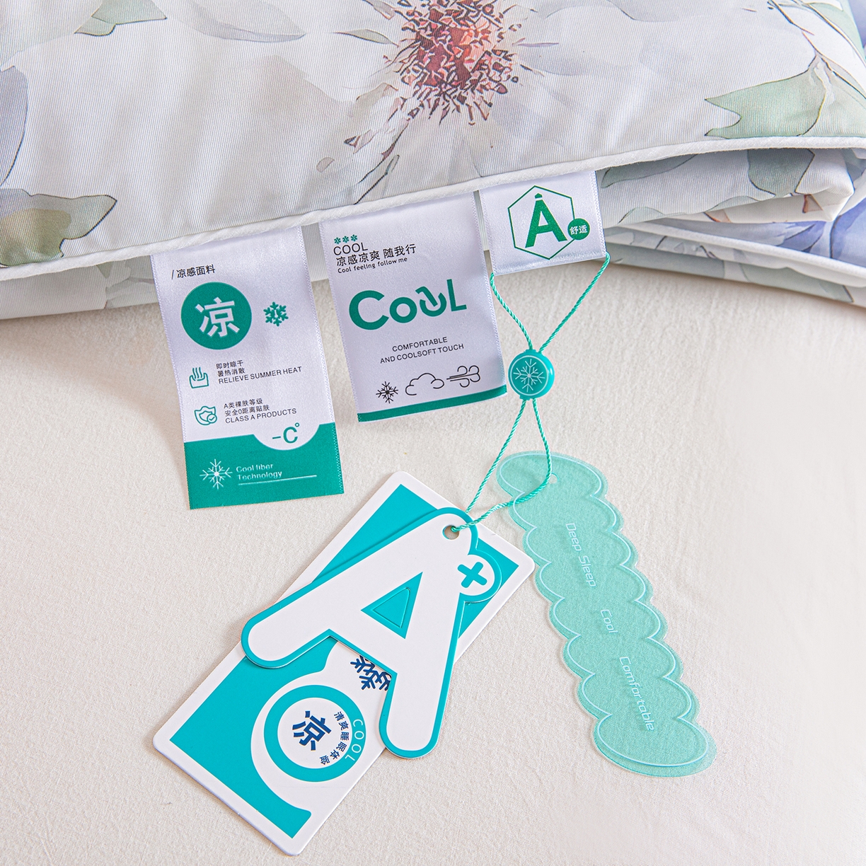 91家纺网 家纺一手货源 找家纺 芭芭棉家纺 2026新款凉感蚕丝夏被被子被芯 繁花