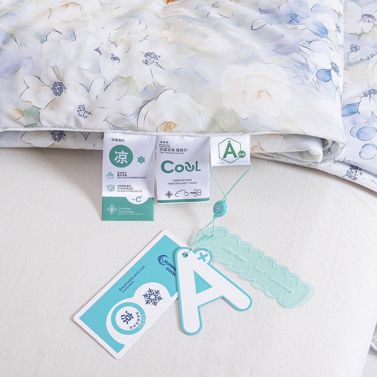 91家纺网 家纺一手货源 找家纺 芭芭棉家纺 2026新款凉感蚕丝夏被被子被芯 梵溪