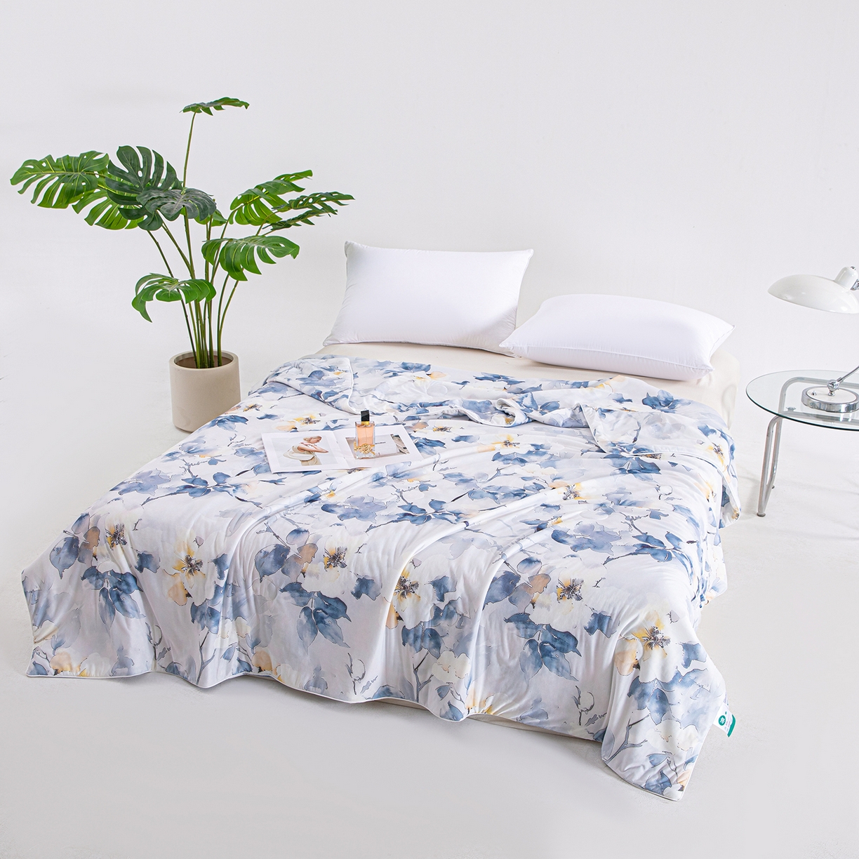 91家纺网 家纺一手货源 找家纺 芭芭棉家纺 2026新款凉感蚕丝夏被被子被芯 米兰印象