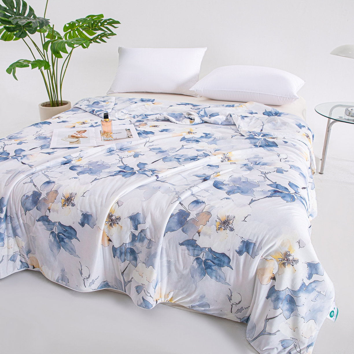 91家纺网 家纺一手货源 找家纺 芭芭棉家纺 2026新款凉感蚕丝夏被被子被芯 米兰印象