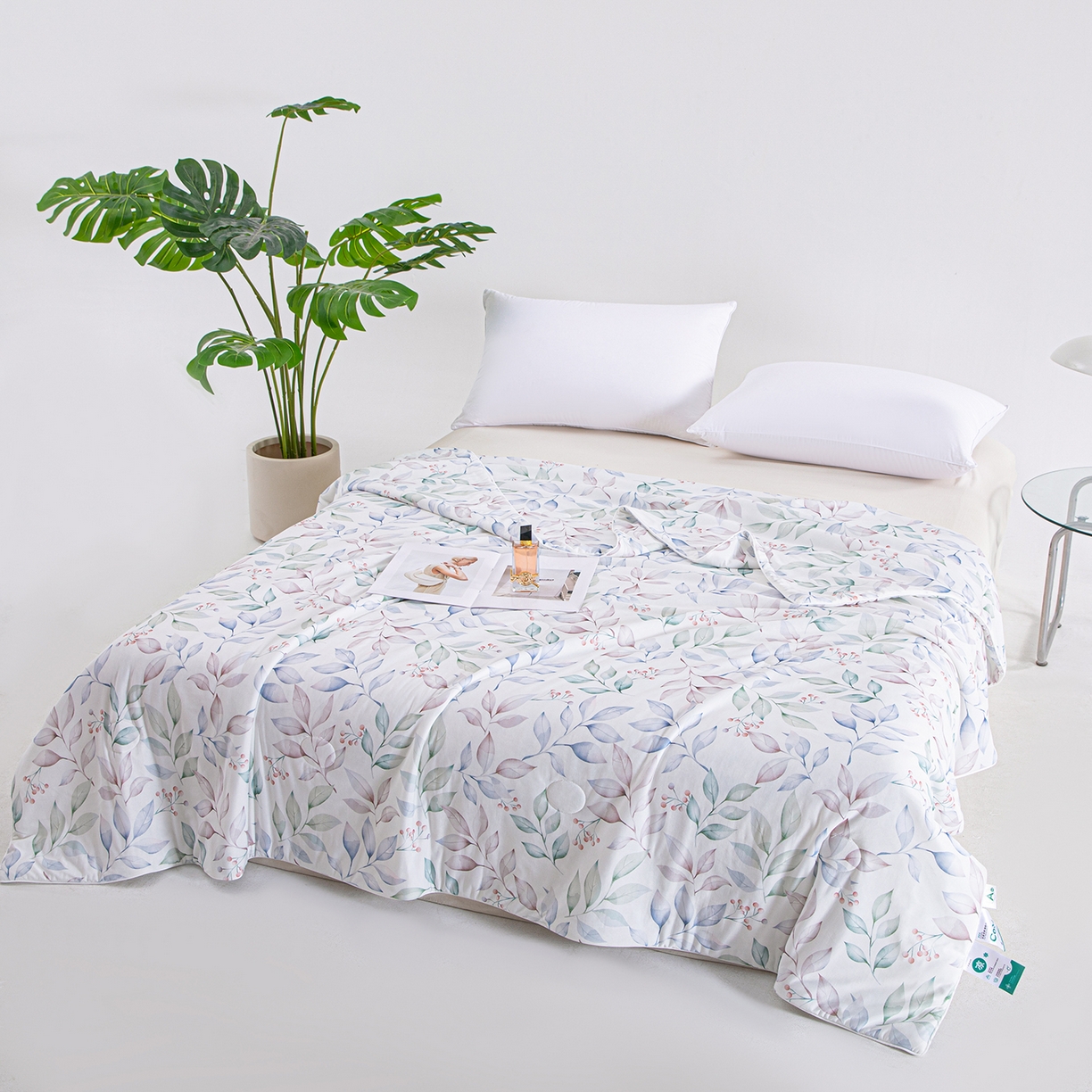 91家纺网 家纺一手货源 找家纺 芭芭棉家纺 2026新款凉感蚕丝夏被被子被芯 夏味