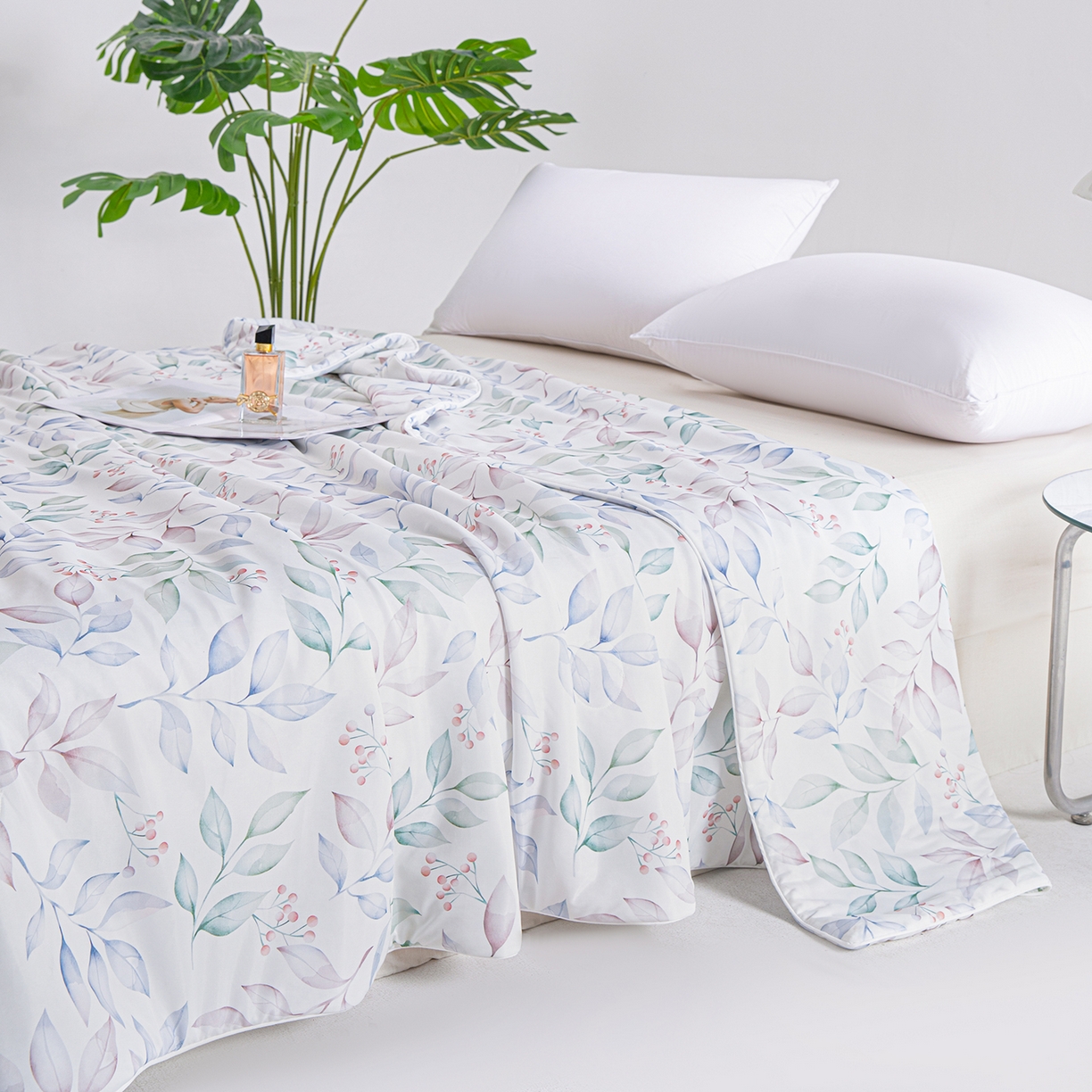 91家纺网 家纺一手货源 找家纺 芭芭棉家纺 2026新款凉感蚕丝夏被被子被芯 夏味