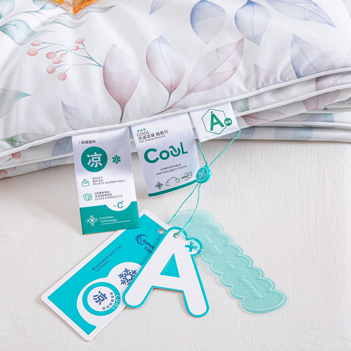 91家纺网 家纺一手货源 找家纺 芭芭棉家纺 2026新款凉感蚕丝夏被被子被芯 夏味