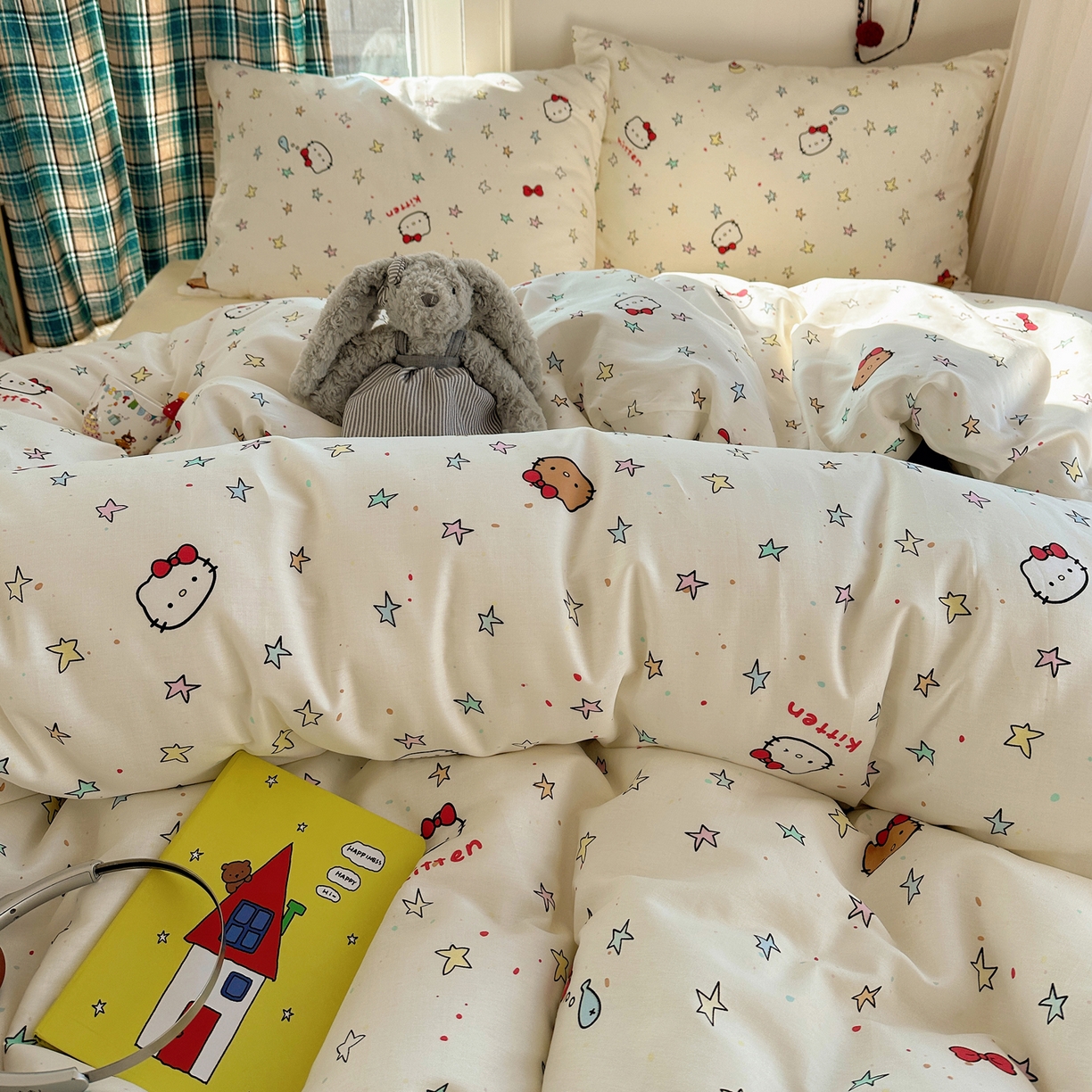 91家纺网 家纺一手货源 找家纺 （总）瑞莱 2026新款ing小清新费尔岛全棉四件套