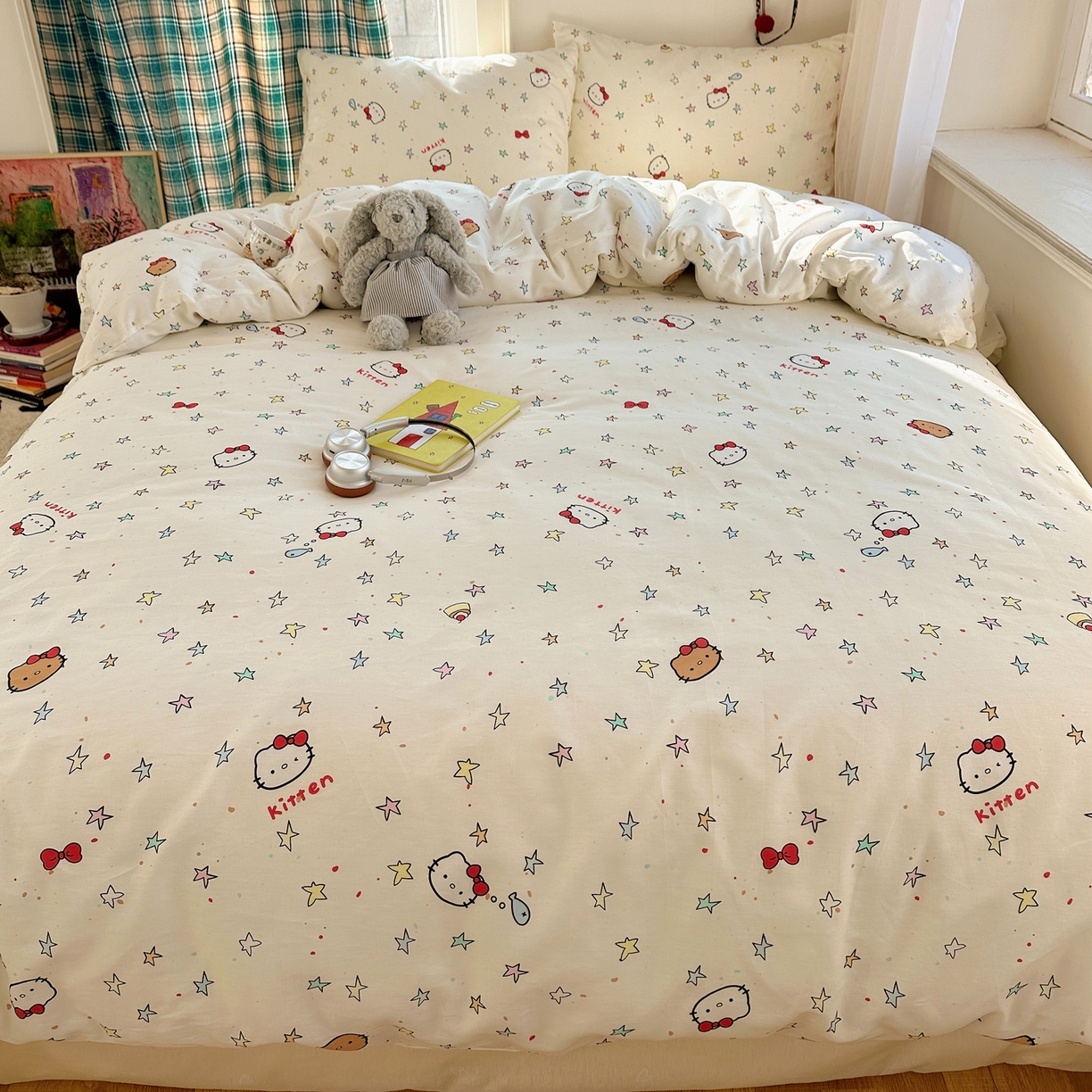 91家纺网 家纺一手货源 找家纺 （总）瑞莱 2026新款ing小清新费尔岛全棉四件套