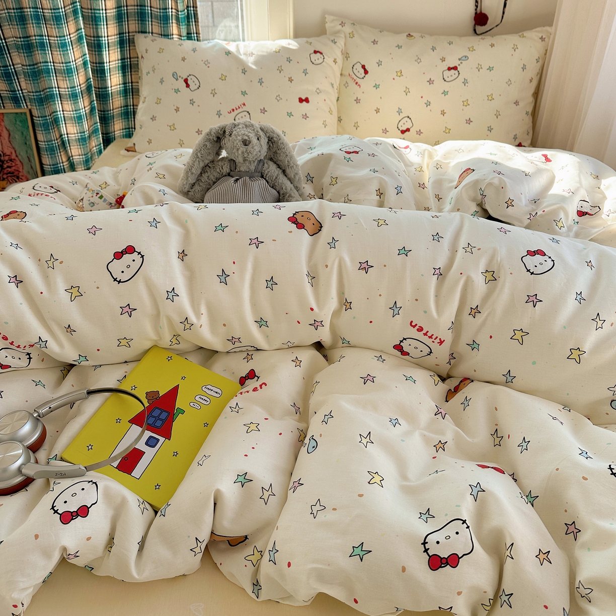 91家纺网 家纺一手货源 找家纺 （总）瑞莱 2026新款ing小清新费尔岛全棉四件套