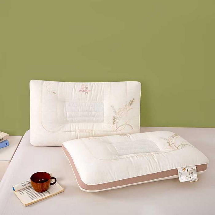 91家纺网 家纺一手货源 找家纺 （总）木子晗 2026新款亚麻苦荞枕枕头枕芯