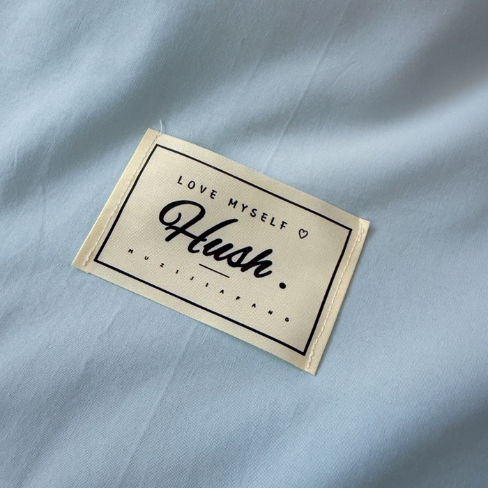 91家纺网 家纺一手货源 找家纺 木子家纺 2026新款高支高密全棉纯棉双拼纯色四件套 蓝霜莲雾新