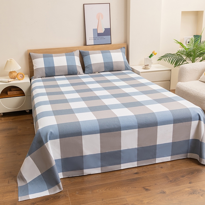 91家纺网 家纺一手货源 找家纺 （总）居美良品 2026新款无印风正宗加厚老粗布床单单件枕套三件套可做凉席