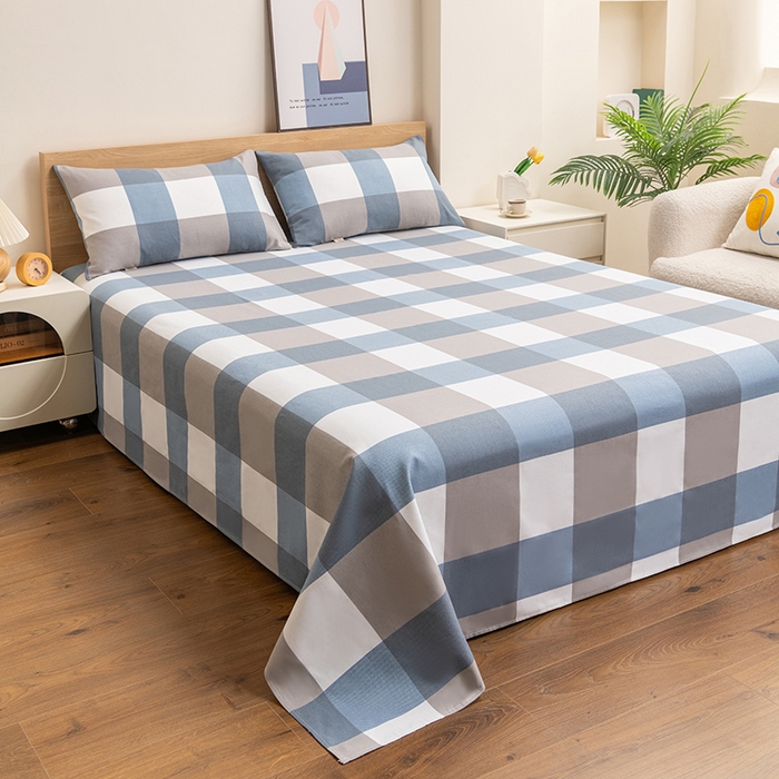 91家纺网 家纺一手货源 找家纺 （总）居美良品 2026新款无印风正宗加厚老粗布床单单件枕套三件套可做凉席