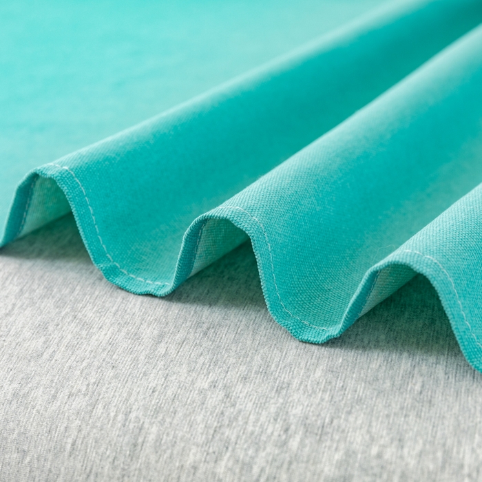 91家纺网 家纺一手货源 找家纺 居美良品 2026新款无印风正宗加厚老粗布床单单件枕套三件套可做凉席 宝石-青