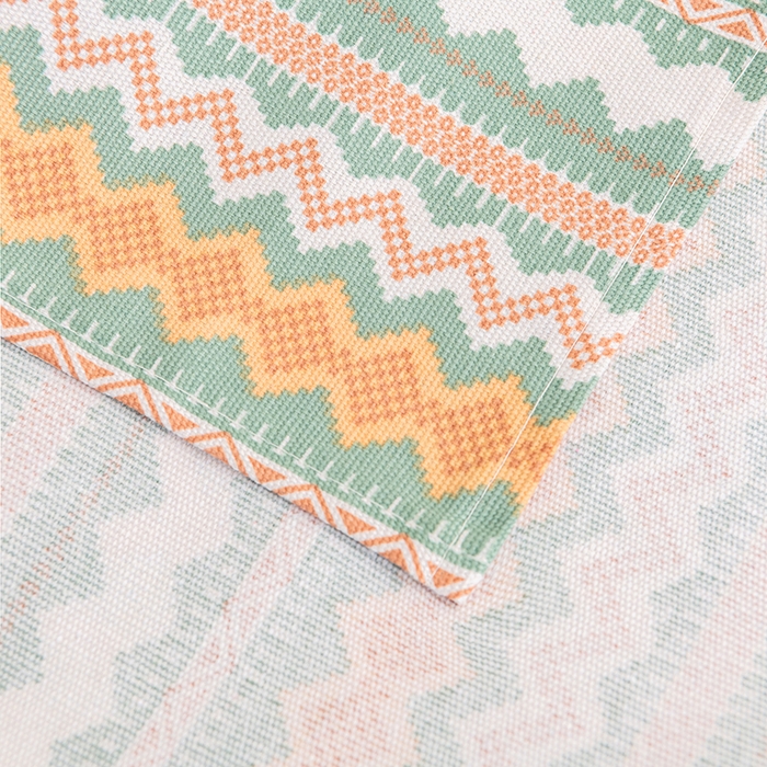 91家纺网 家纺一手货源 找家纺 居美良品 2026新款无印风正宗加厚老粗布床单单件枕套三件套可做凉席 波澜-条