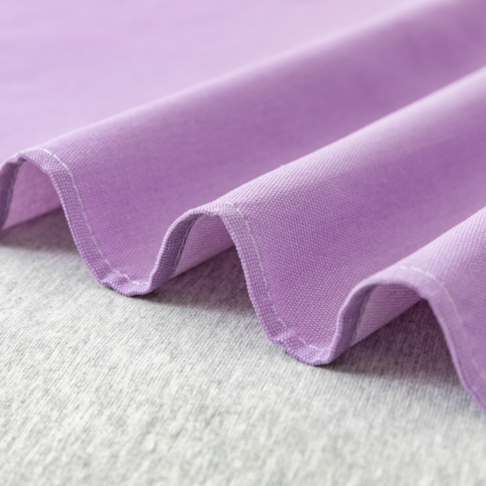 91家纺网 家纺一手货源 找家纺 居美良品 2026新款无印风正宗加厚老粗布床单单件枕套三件套可做凉席 典雅-紫