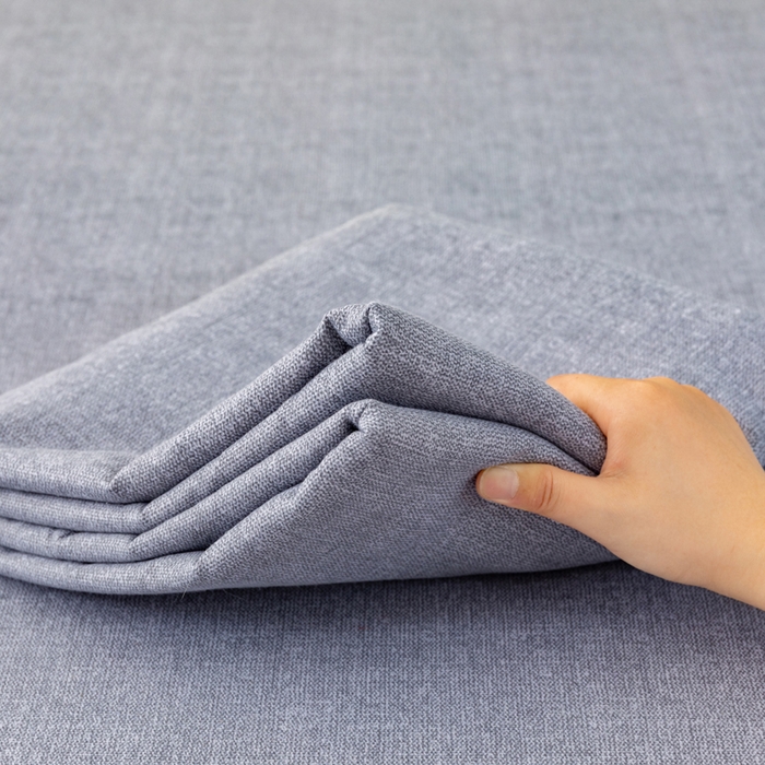 91家纺网 家纺一手货源 找家纺 居美良品 2026新款无印风正宗加厚老粗布床单单件枕套三件套可做凉席 浅灰