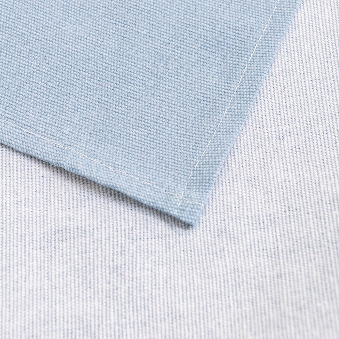 91家纺网 家纺一手货源 找家纺 居美良品 2026新款无印风正宗加厚老粗布床单单件枕套三件套可做凉席 浅蓝