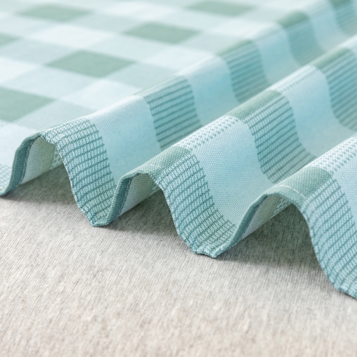 91家纺网 家纺一手货源 找家纺 居美良品 2026新款无印风正宗加厚老粗布床单单件枕套三件套可做凉席 清风-绿